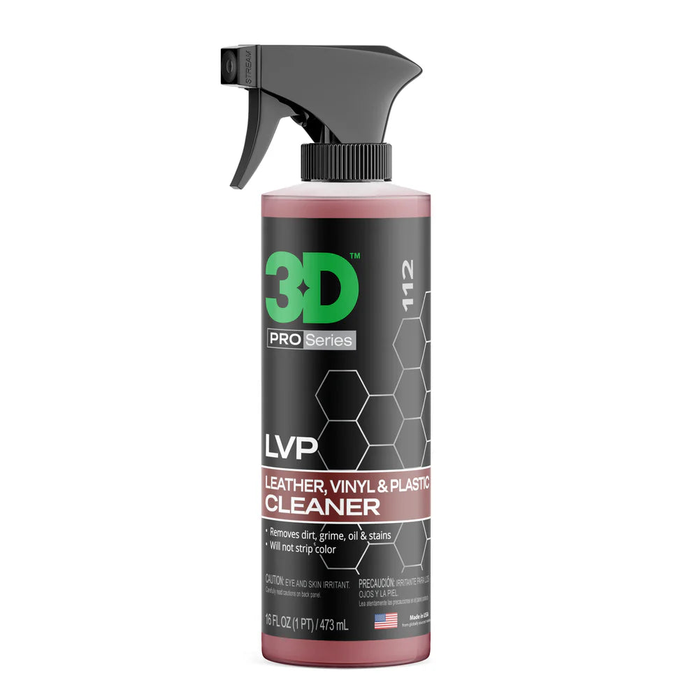 3D LVP (Leather, Vinyl & Plastic) Cleaner 16oz (473ml)