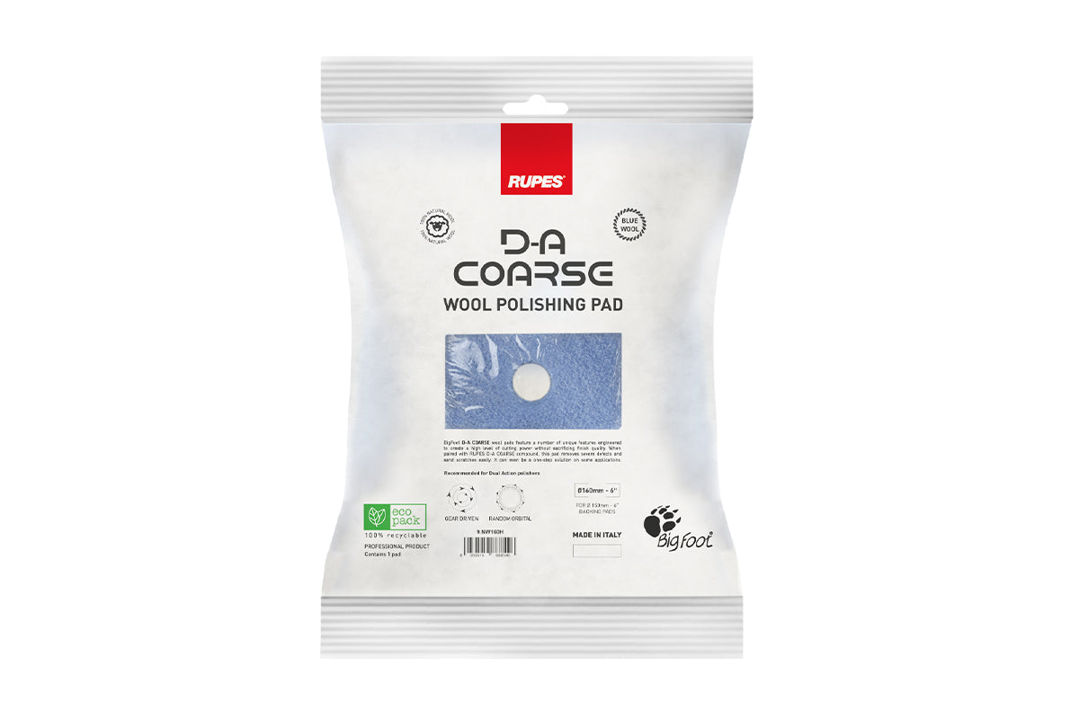 Rupes DA Coarse Wool Pad Blue (Various Sizes)
