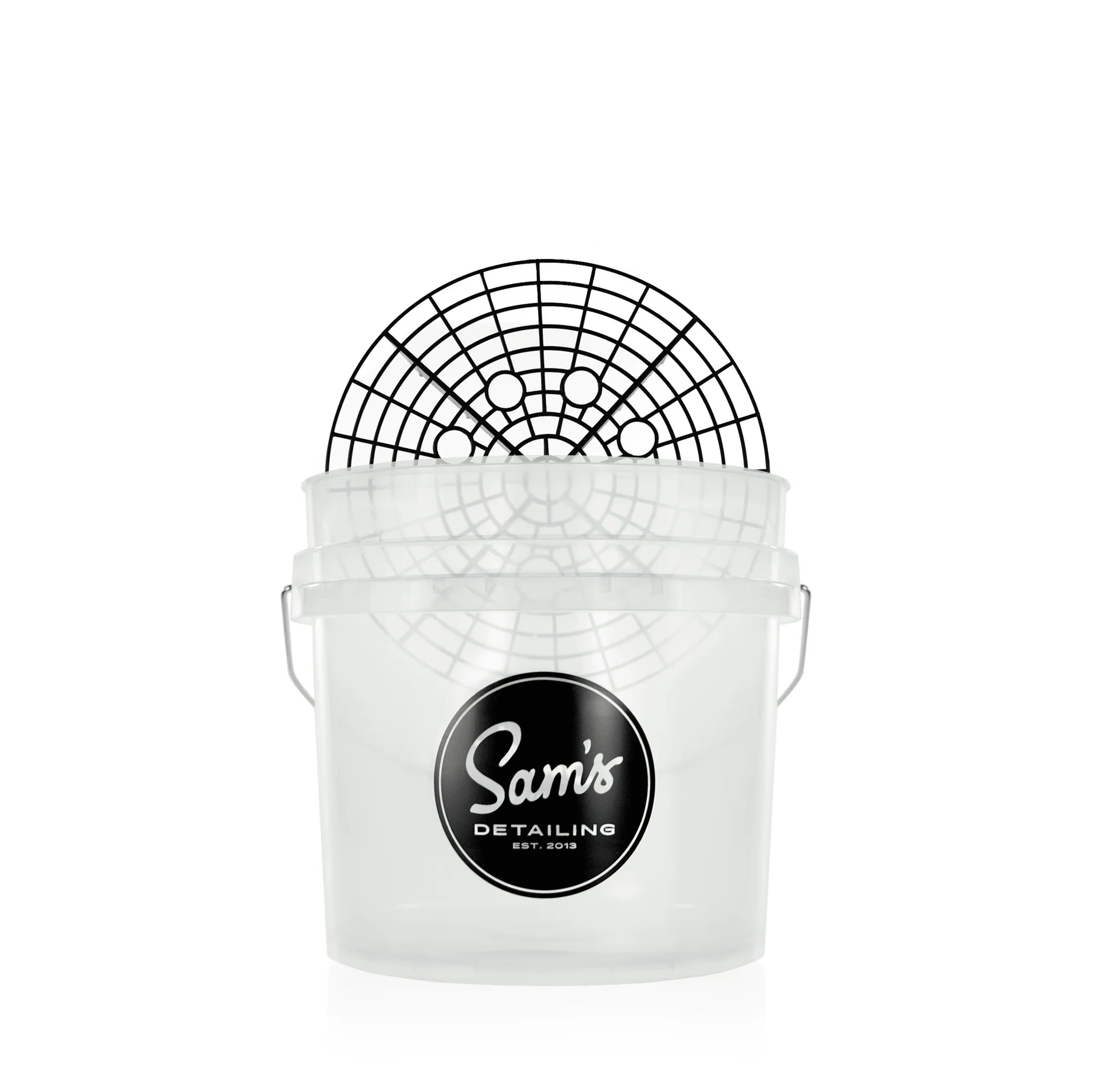Sam's Detailing Bucket with Grit Guard 16L (Transparent)