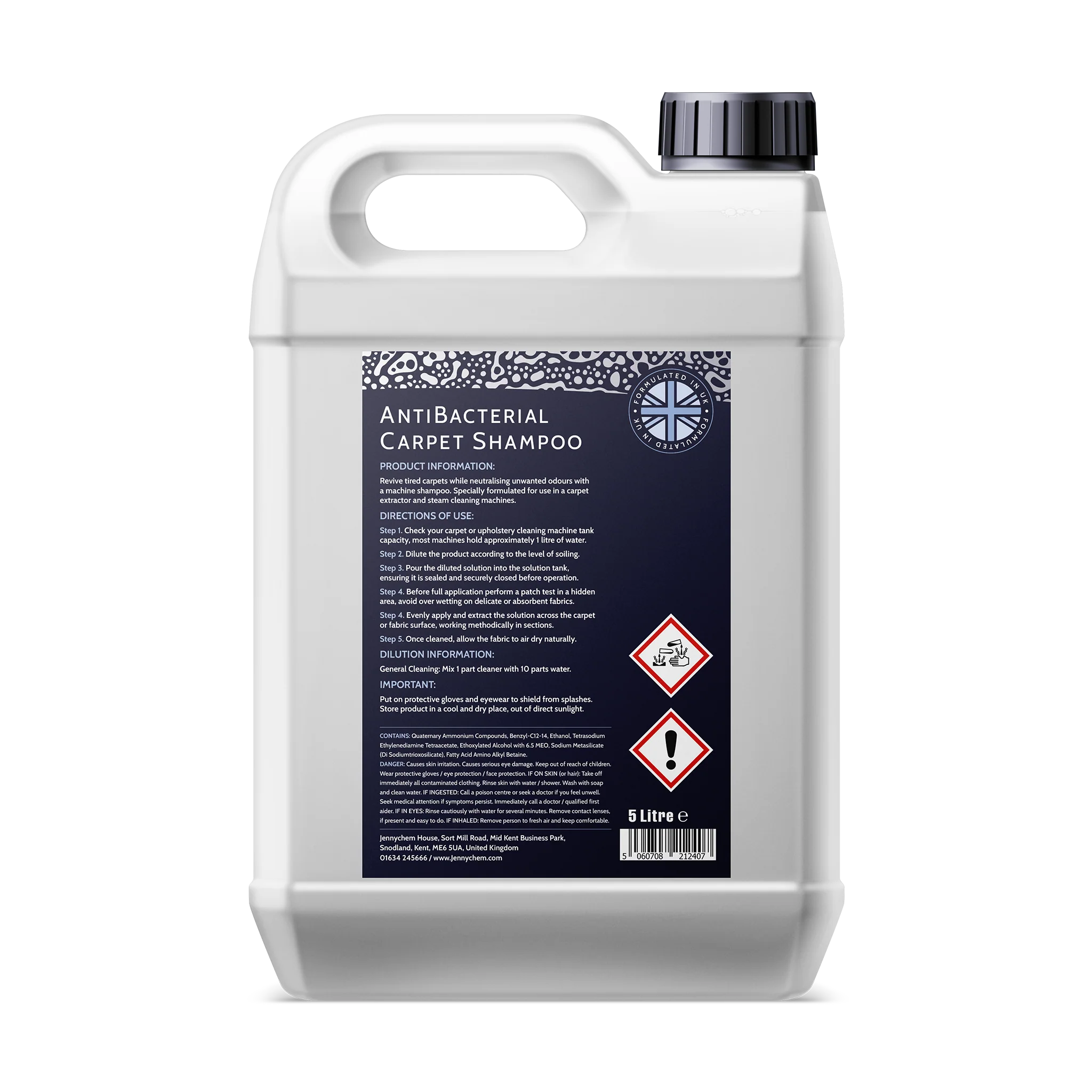 Jennychem Carpet & Fabric Cleaner Bactericidal 5L
