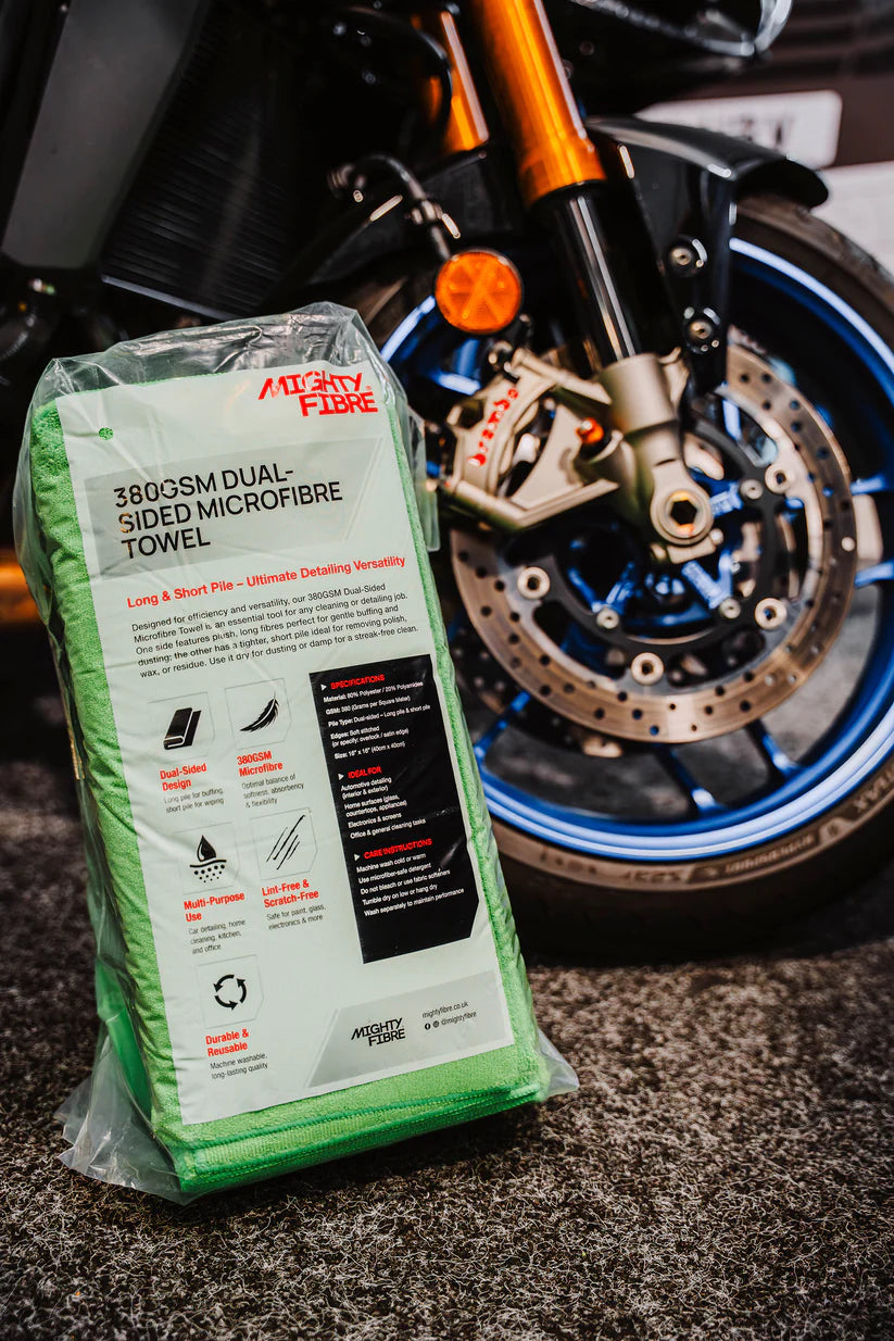 MightyFibre 380GSM Dual-sided Microfibre Towel - 36 Pack