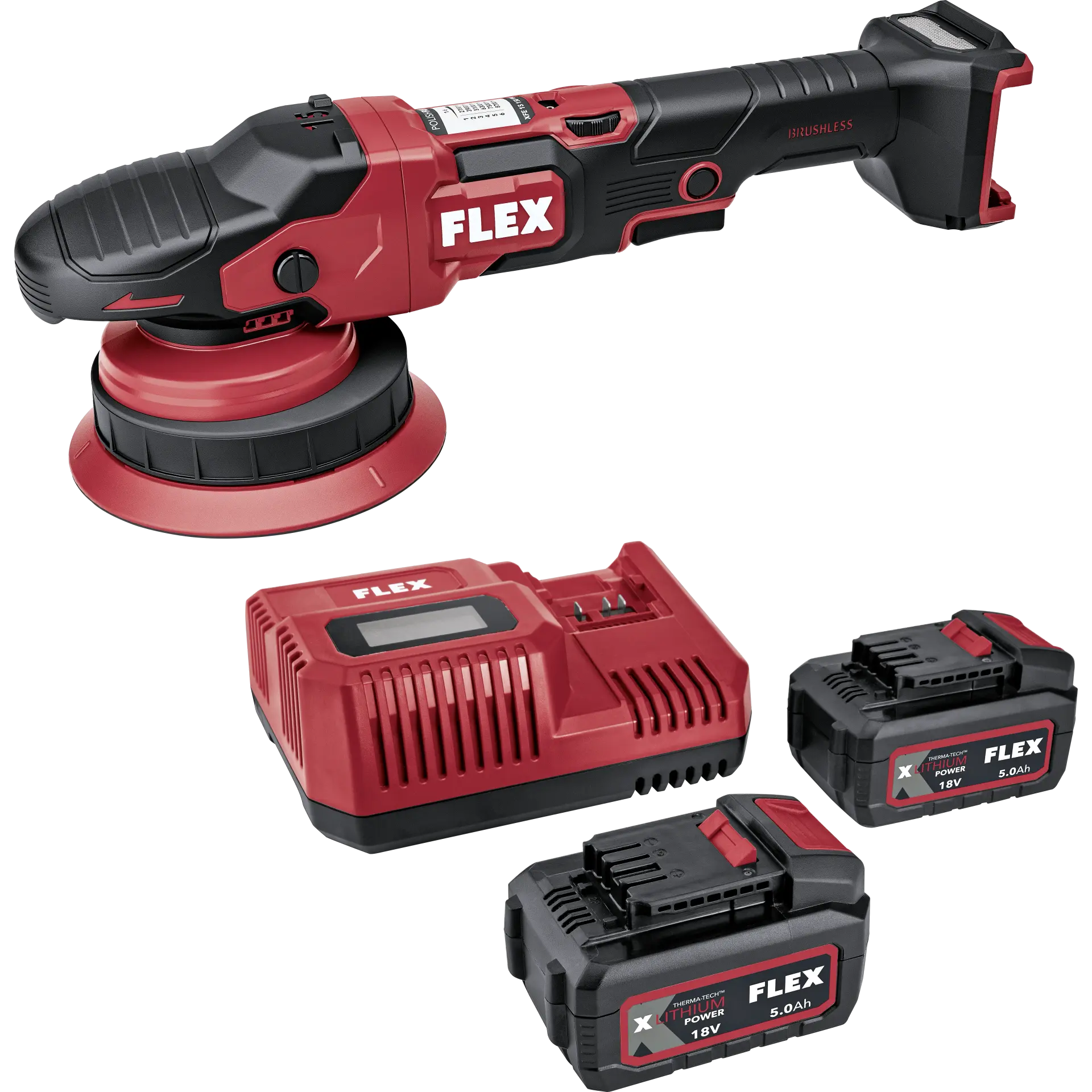 Flex Cordless Eccentric Polisher XFE 15 150 18-EC C