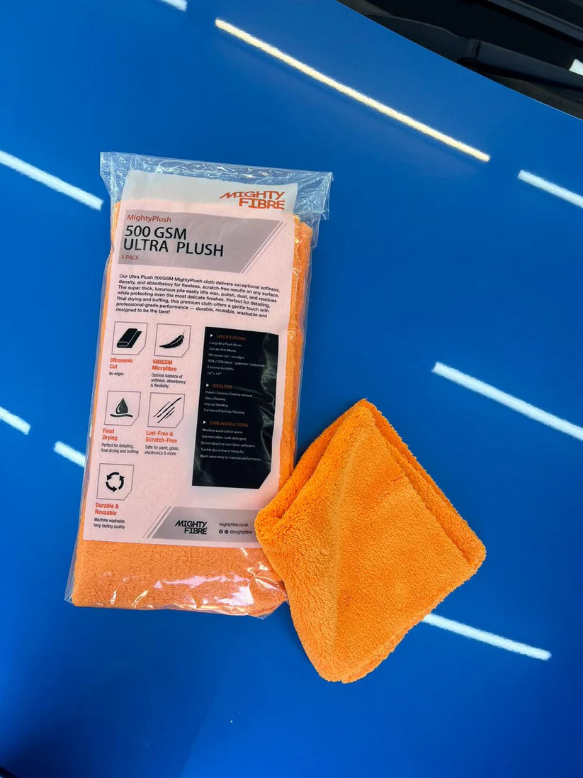 MightyFibre MightyPlush 500gsm Ultra Plush Cloths