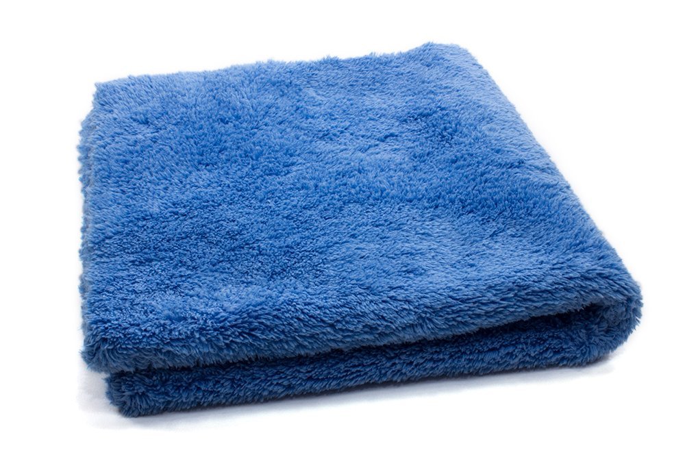 Super Plush Microfibre Edgeless Korean Cloth 470gsm - Blue (16" x 16")