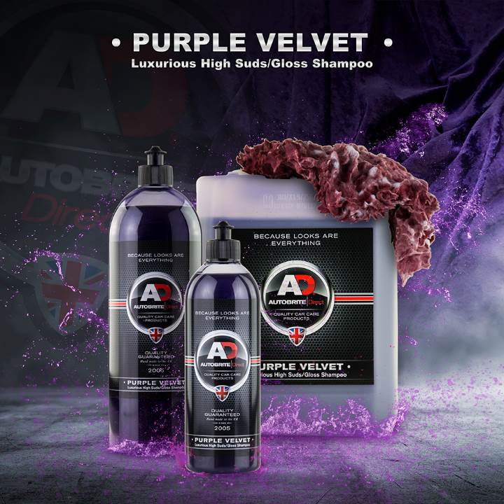 Autobrite Direct Purple Velvet Luxurious High Gloss/Suds Shampoo 500ml