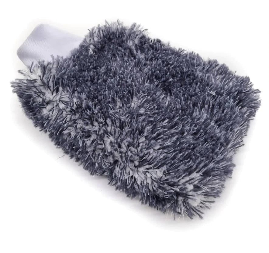 MCC Viscose Wash Mitt - Grey & White