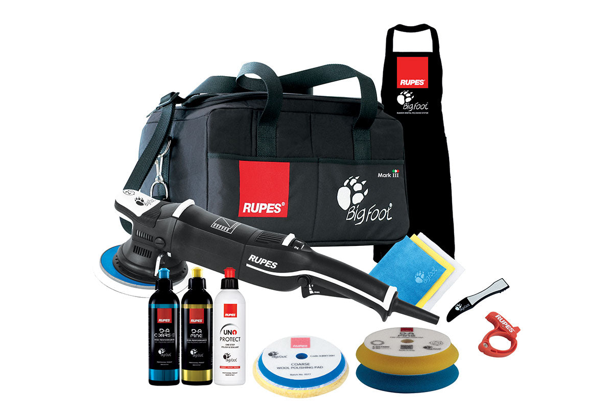 Rupes DA Polisher LHR21 Bigfoot Mark III (MK3) 230v - DA High Performance Deluxe Kit