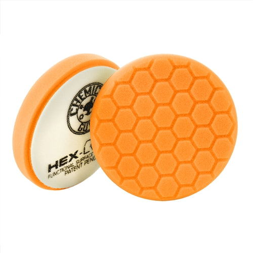 Chemical Guys 6.5" Hex-Logic Pad Orange Medium-Heavy Cutting Pad