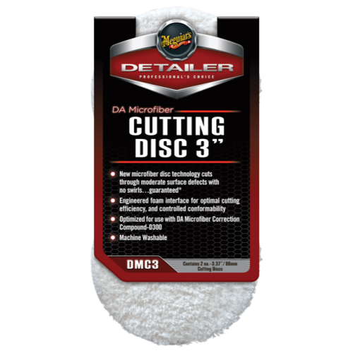 Meguiars DA Microfibre Cutting Disc 3" 2 Pack