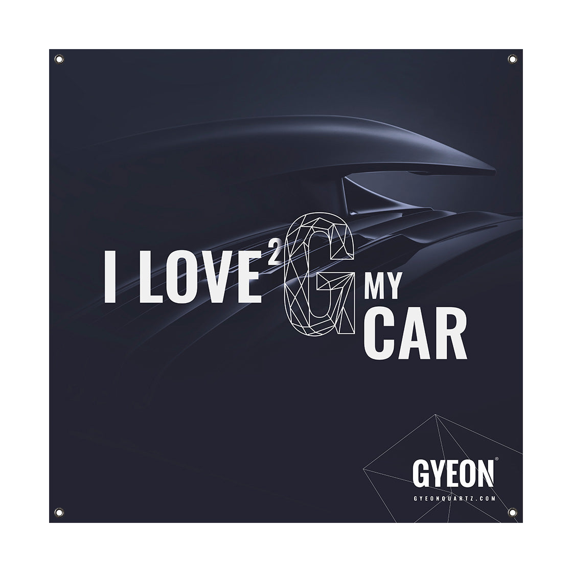 Gyeon Banner - I Love ²G My Car RH Logo
