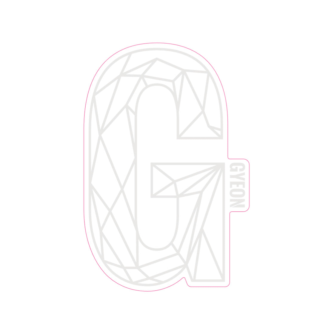 Gyeon Sticker - G White