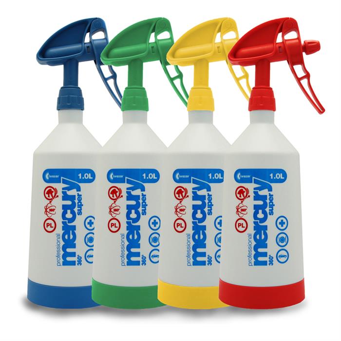 Kwazar Mercury Pro+ Double-Action &amp; 360 Trigger Spray (4 Pack)