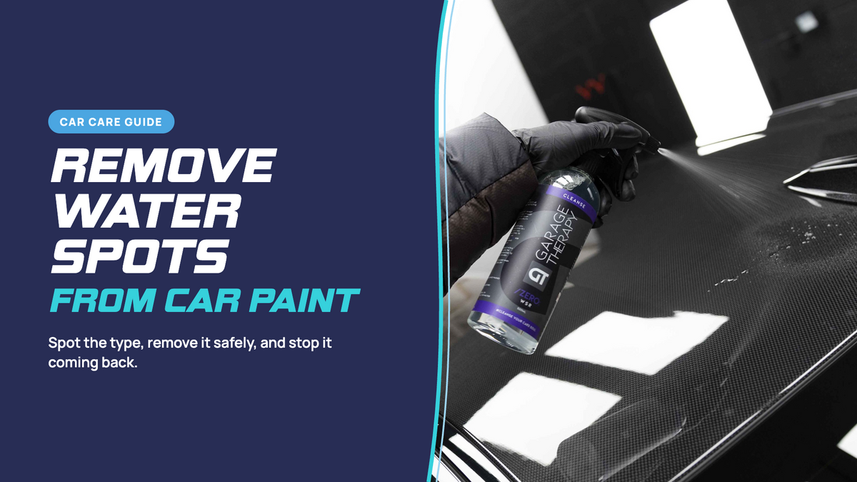 How to Remove Water Spots from Car Paint