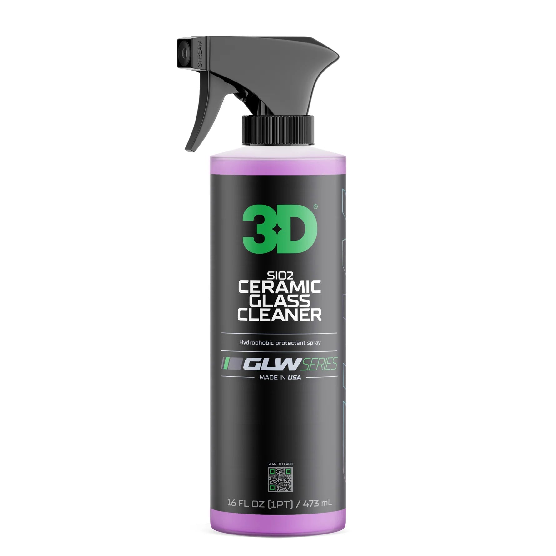 3D GLW Series Ceramic Glass Cleaner (473ml)