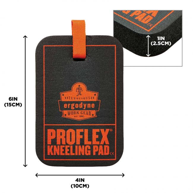 Ergodyne ProFlex 365 Mini Foam Kneeling Pad with Plastic Clip