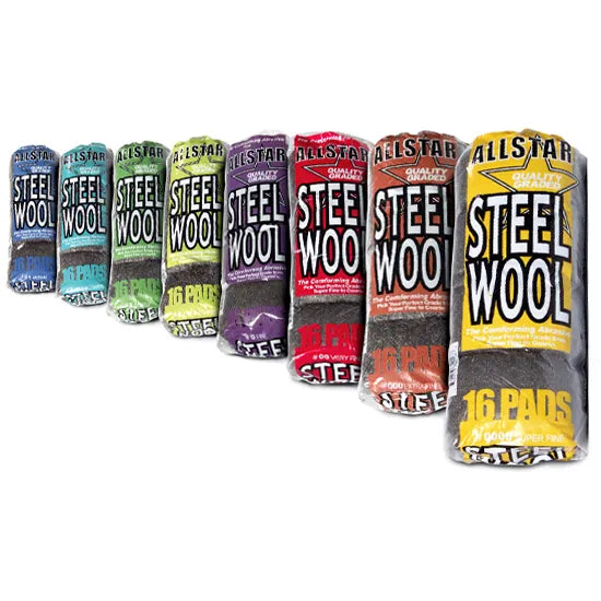 Five Star Steel Wool - 16 Pads (Various Grades)