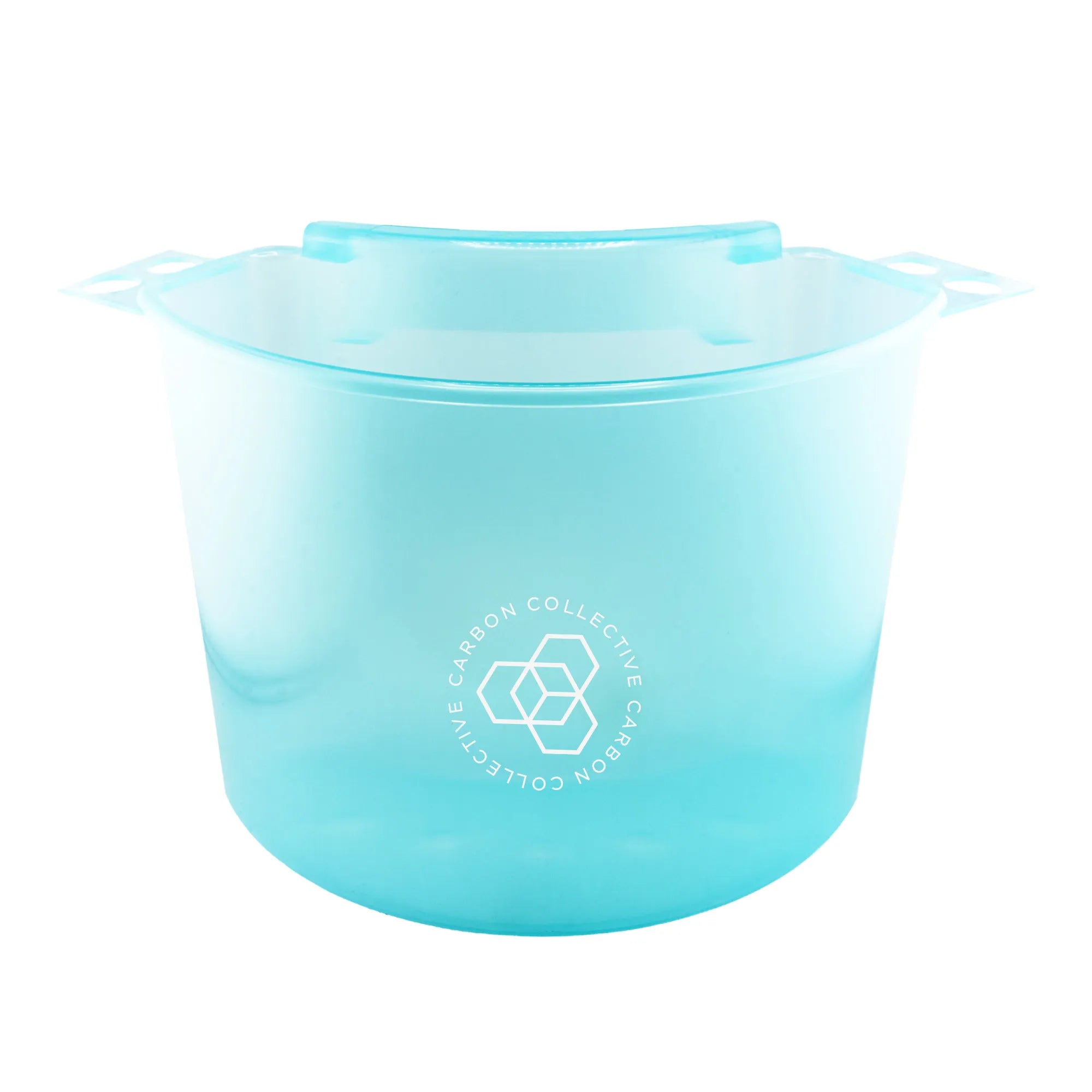 Carbon Collective Detailing Bucket Organiser - Clear Teal
