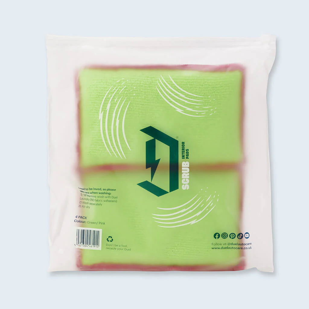 Duel Auto Care Interior Scrubbing Pad (4 Pack)