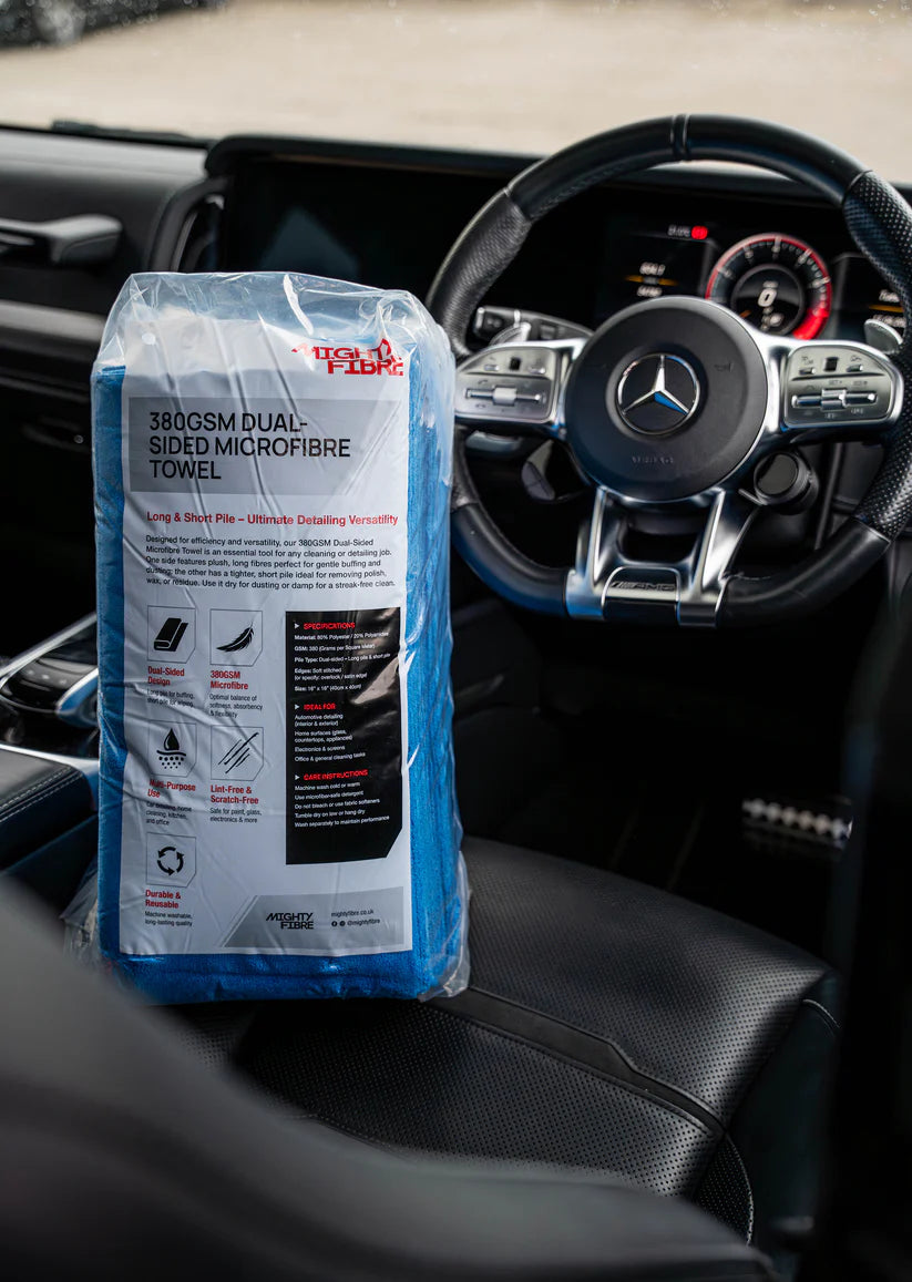 MightyFibre 380GSM Dual-sided Microfibre Towel - 36 Pack