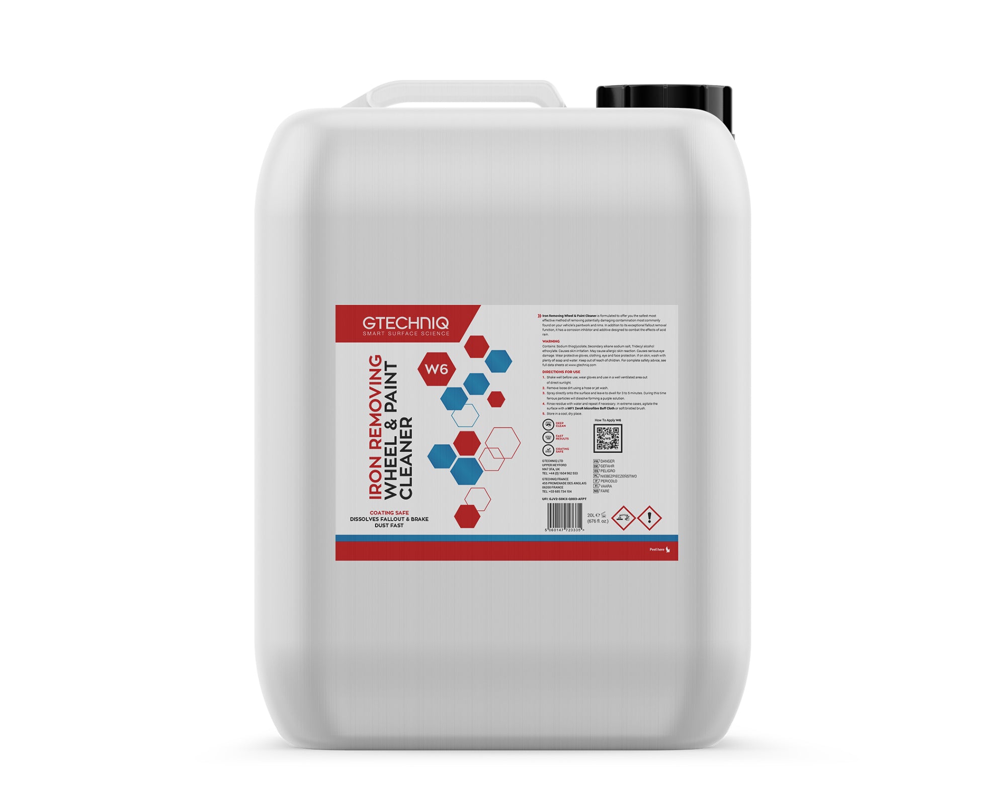 Gtechniq - W6 Iron Removing Wheel & Paint Cleaner