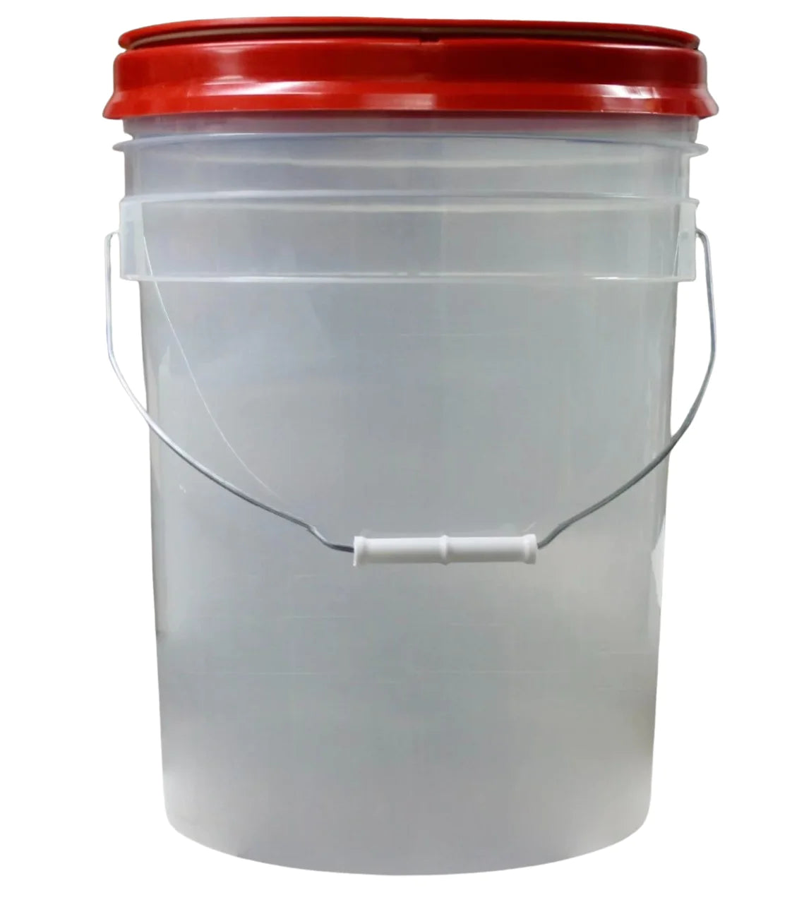MCC Transparent Wash Bucket with Red Gamma Seal Lid