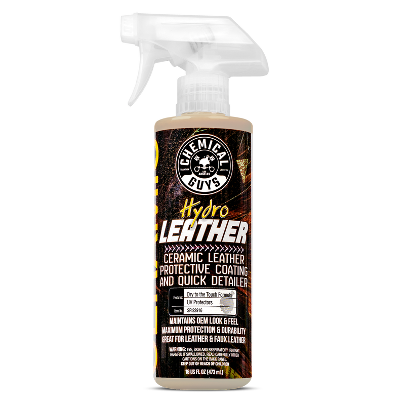 Chemical Guys Hydro Leather Ceramic Leather Protective Coating & Quick Detailer (16OZ)