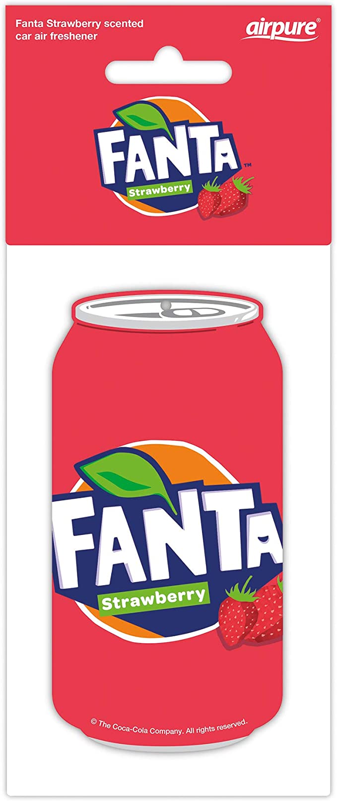 Fanta Can Air Freshener - Strawberry Scent