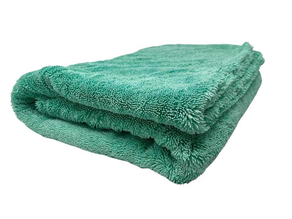 MCC Korean Microfibre Dual Twisted Pile Drying Towel 1400gsm - Green (70x90cm)