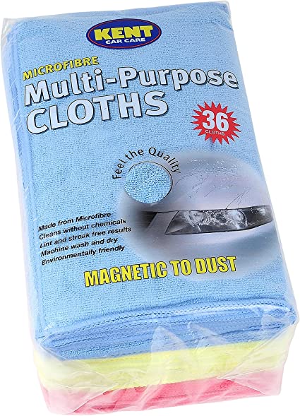 Kent Super Soft Microfibre Towels - 36 Pack