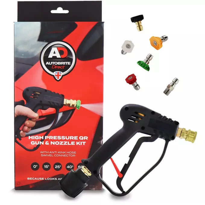 Autobrite Direct High Pressure Q/R Trigger Gun & Nozzle Kit