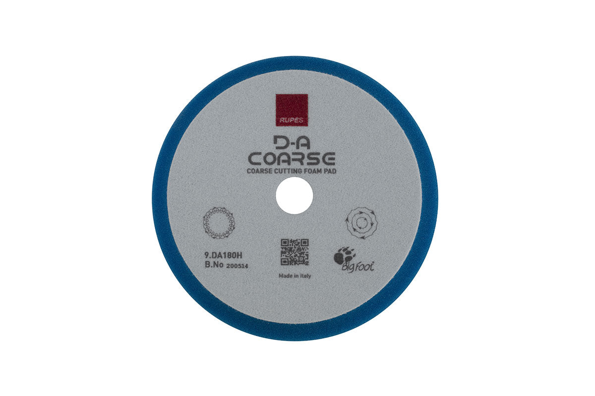 Rupes DA Coarse High Performance Foam Pad Blue (Various Sizes)