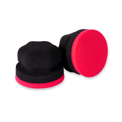 Wax Applicator Puck (Black &amp; Red)