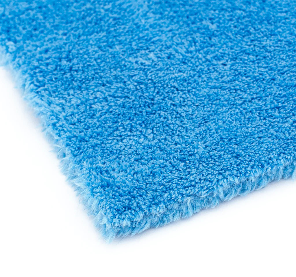 The Rag Company Eagle Edgeless 500gsm Plush Microfibre Towel - Blue (16" x 16")