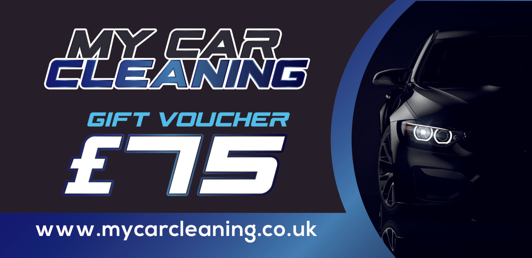 My Car Cleaning Gift Card (Physical Voucher - Various Amounts)