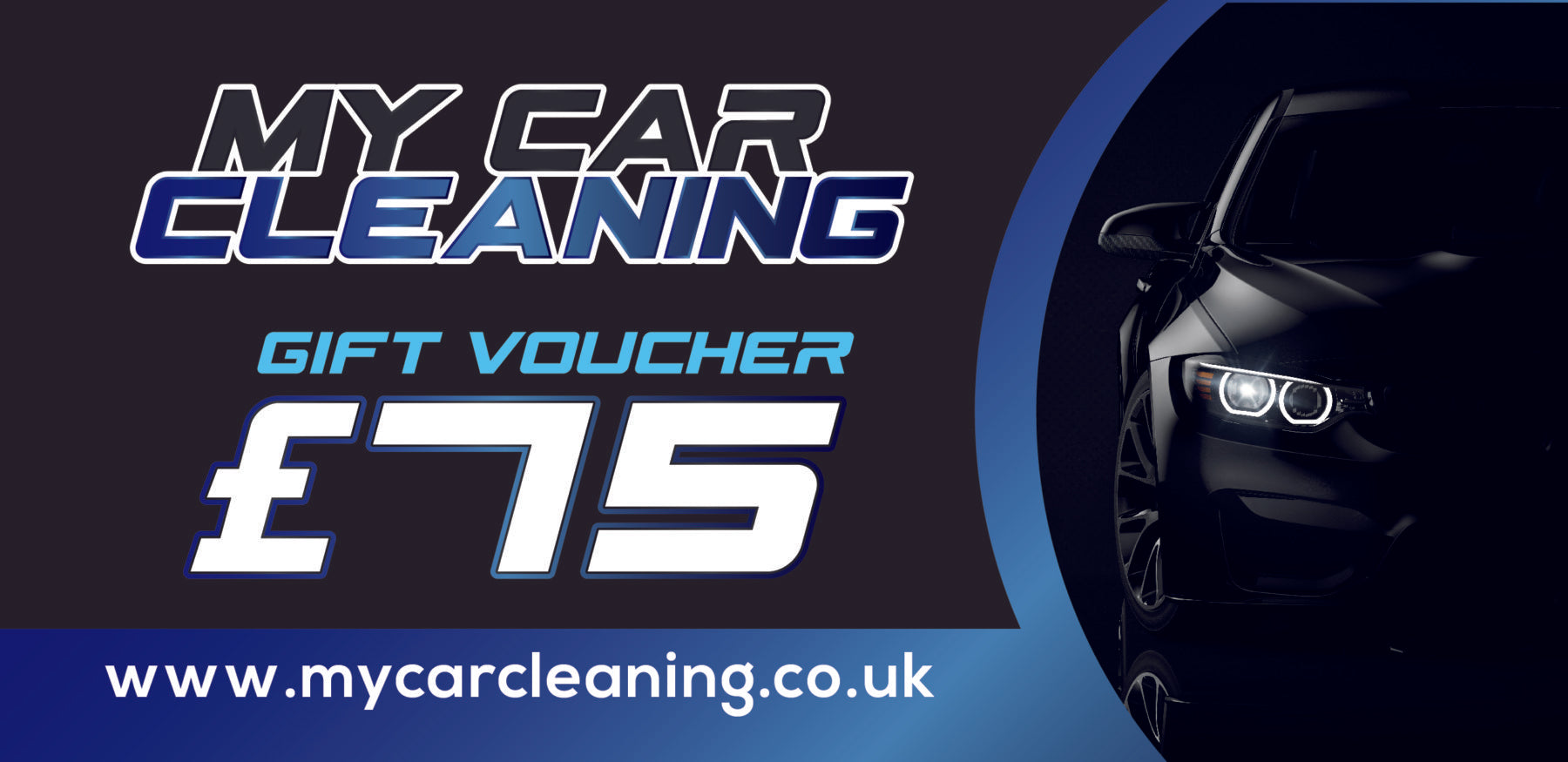 Physical My Car Cleaning Gift Card (Various Amounts)