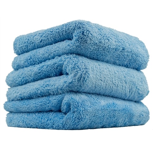 Chemical Guys - Happy Ending Edgeless Microfiber Towel Blue 16"x16" (3 Pack)