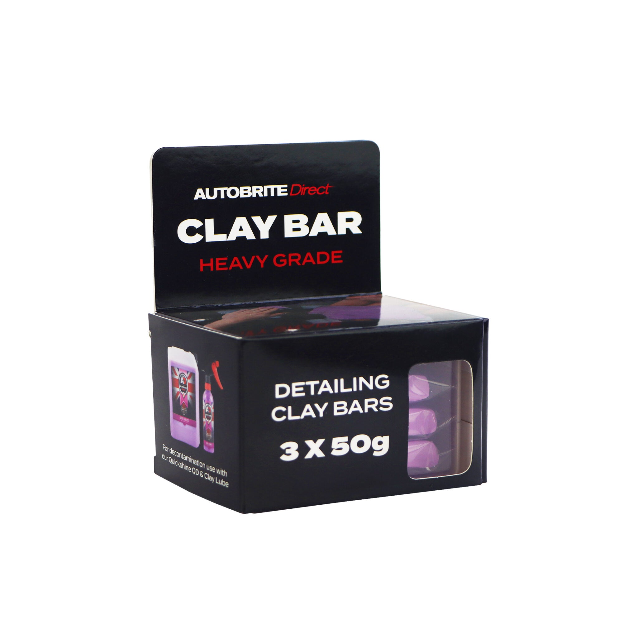 Autobrite Direct Claybar Heavy (3 Pack)