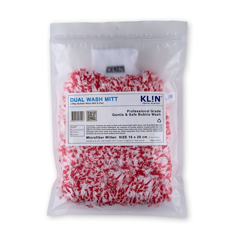 Klin Korea Wash Mitt - Red