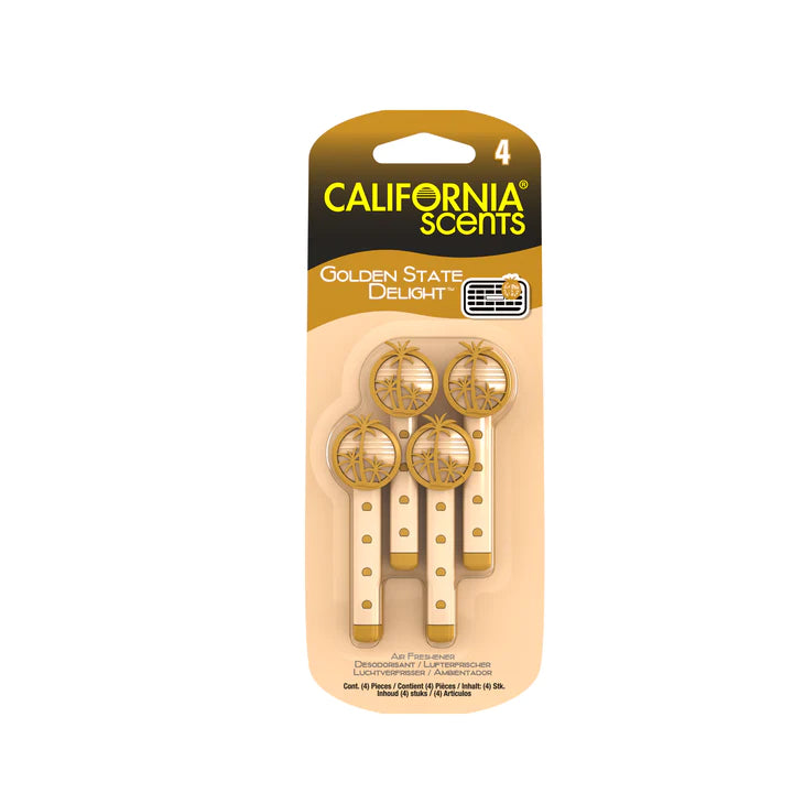 California Scents Golden State Delight Vent Sticks (4 Pack)