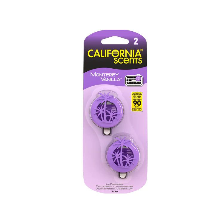 California Scents Monterey Vanilla Mini Diffuser (2 Pack)