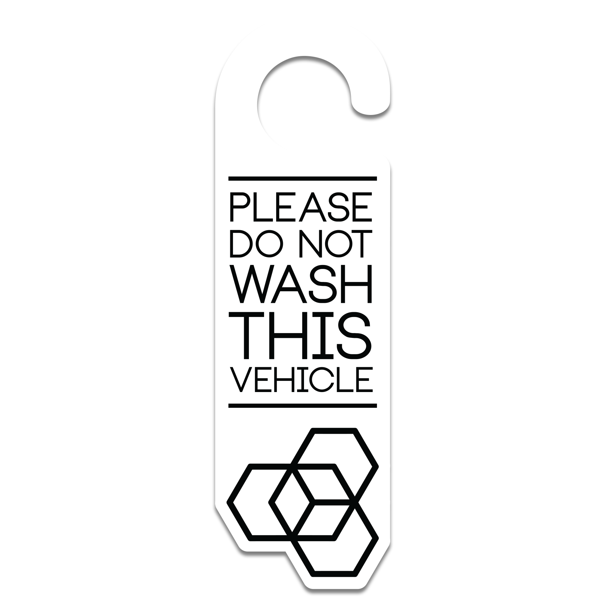 Carbon Collective Do Not Wash PVC Hook (White)