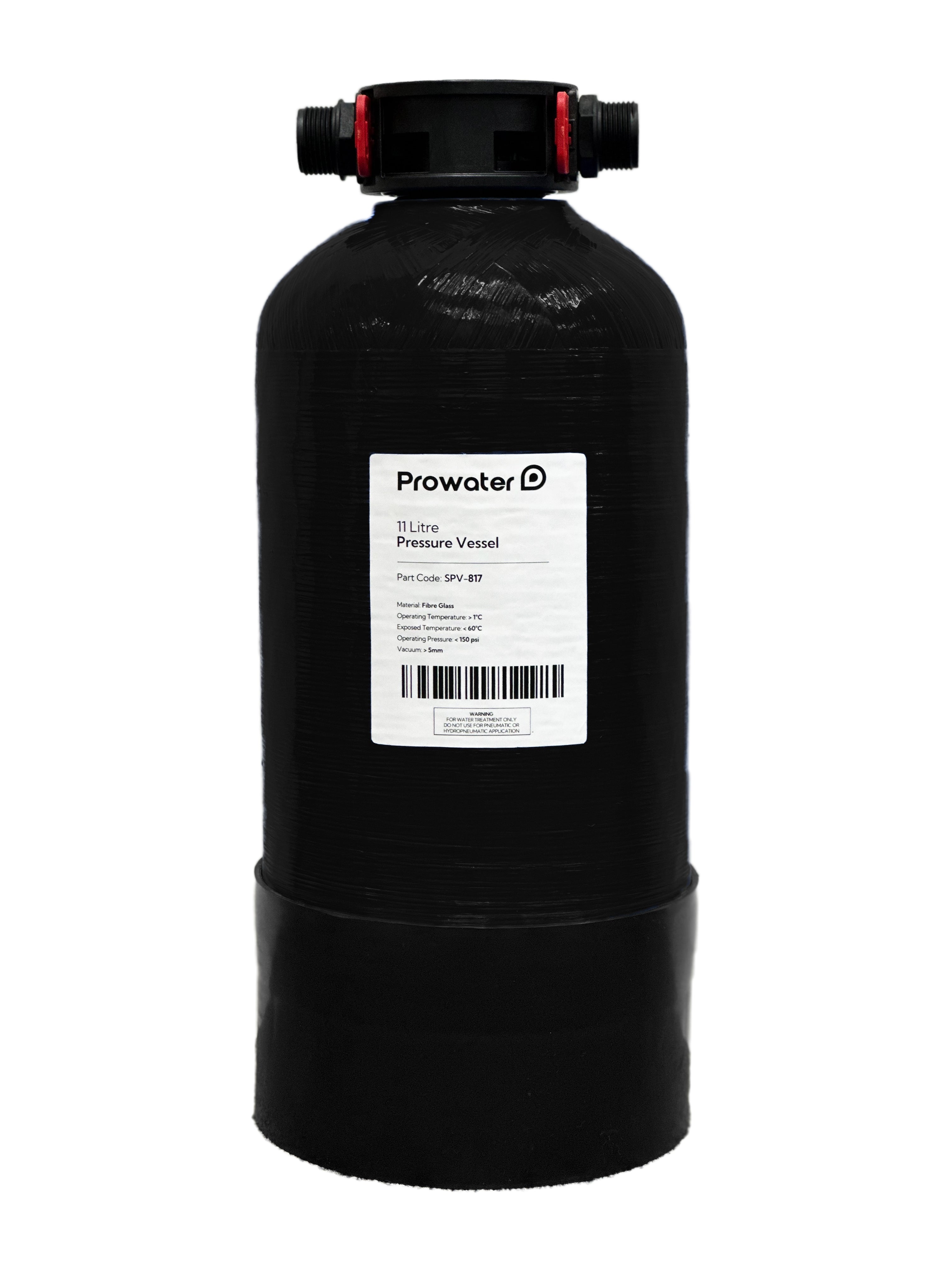 Prowater/Vyair Resin Water Filter Vessel Black