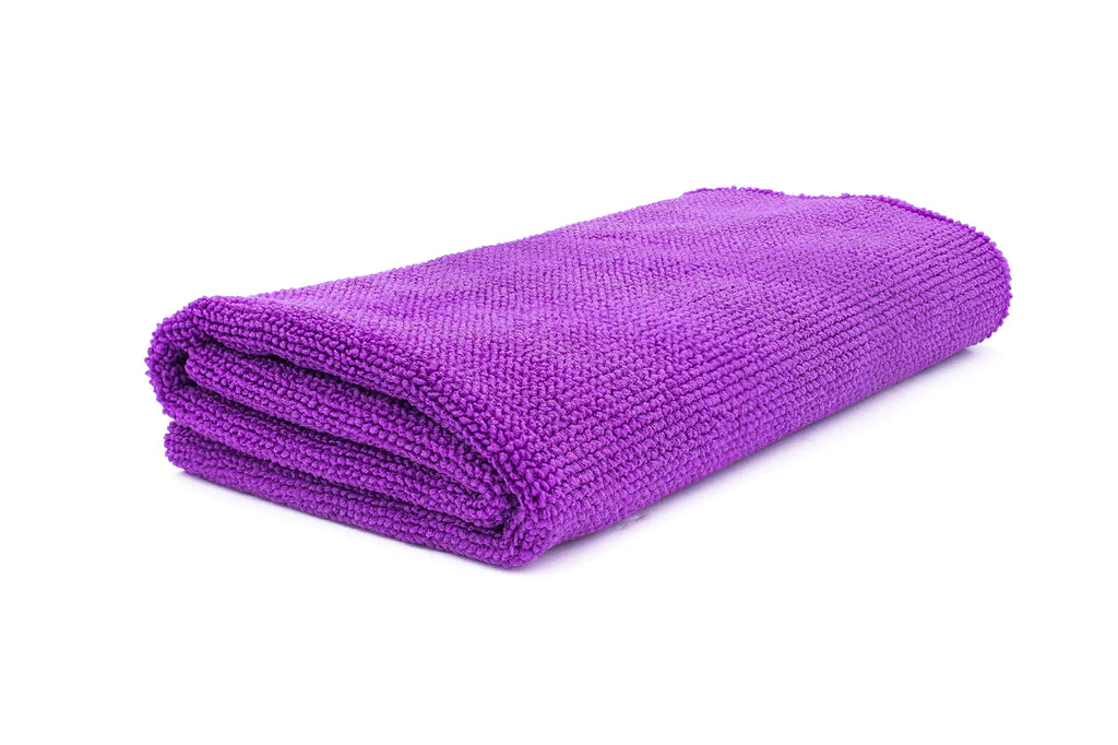 The Rag Company Pearl Edgeless Microfibre Towel - Purple (16" x 16")