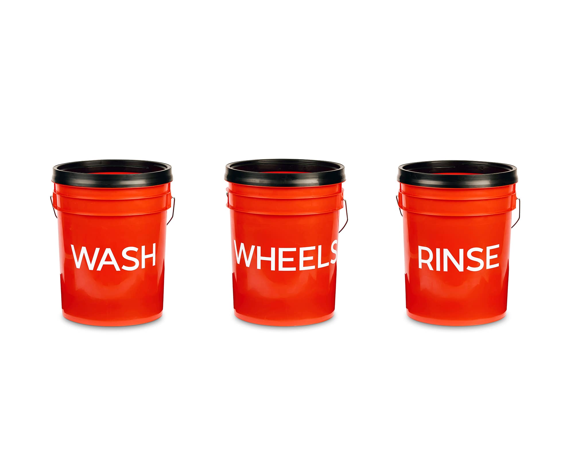 Gtechniq - Wash, Rinse and Wheel - Bucket Stickers