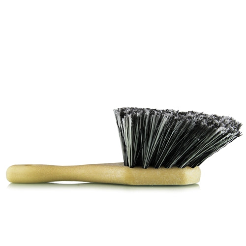Chemical Guys - Body Wheel Flagged Tip Short Handle Car Care Brush (Grey)