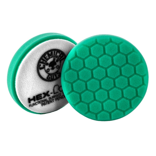 Chemical Guys 6.5" Hex-Logic Pad Green Light Cut-Heavy Polish Pad