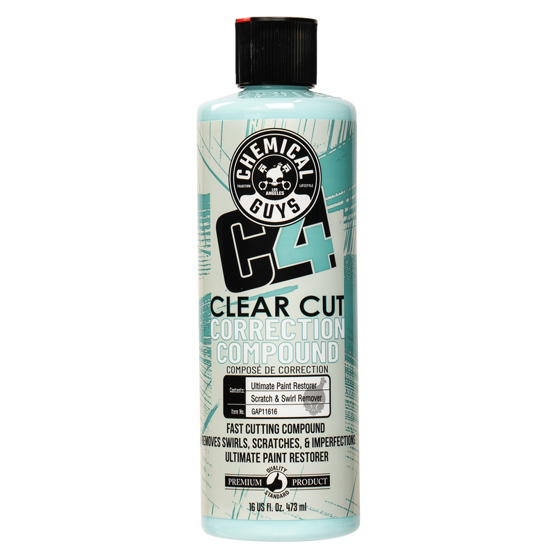 Chemical Guys C4 Clear Cut Correction Compound (16OZ)