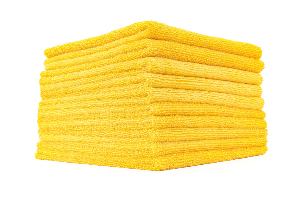 The Rag Company Edgeless 365gsm Premium Microfibre Terry Towel - Gold (16" x 16")