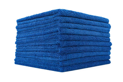 The Rag Company Edgeless 365gsm Premium Microfibre Terry Towel - Royal Blue (16" x 16")
