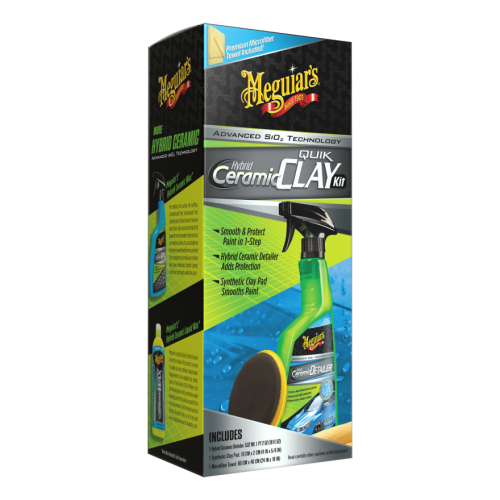 Meguiars Hybrid Ceramic Quik Clay Kit